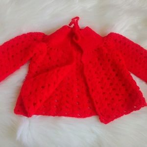 INFANT HAND KNITTED SWEATER